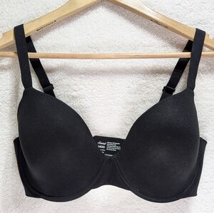 Soma 34DD Black Enbliss Full Coverage Bra Side Smoothing Adjustable Straps